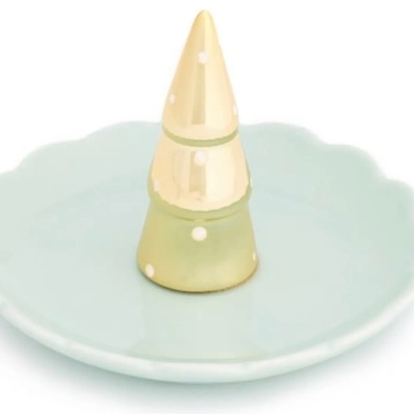 New with Tags LC Lauren Conrad Christmas Tree Trinket Tray  Below $26 Retail - Picture 1 of 1
